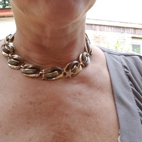 Rare vintage lucit Necklace and earrings set - Picture 7 of 7